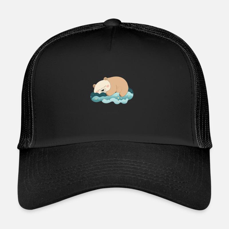 L’ours mignon hiberne Casquette trucker 