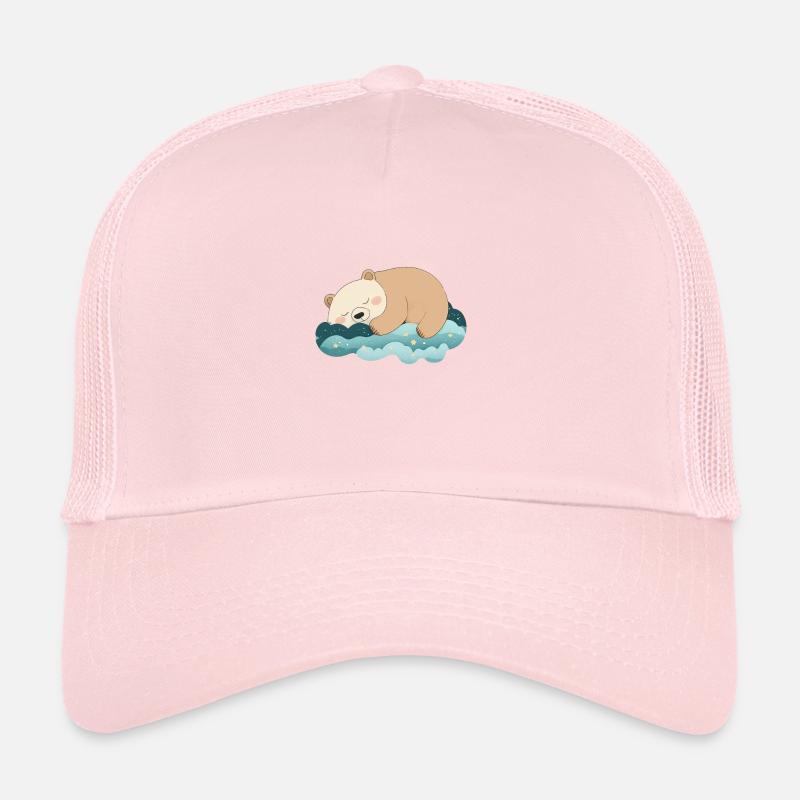 Cute bear hibernates Trucker Cap