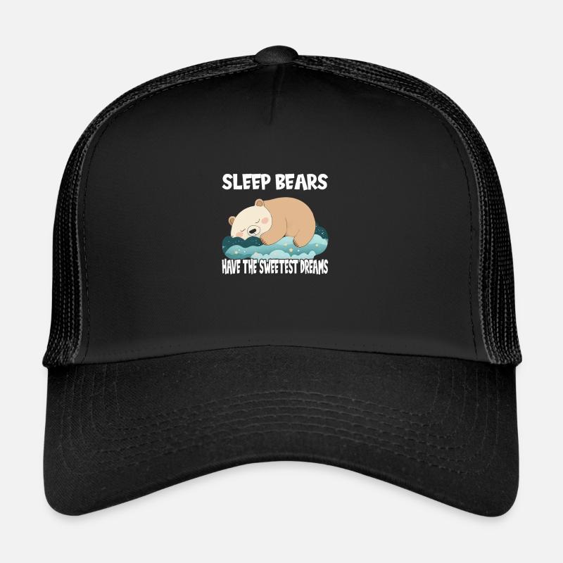 L’ours mignon hiberne Casquette trucker 