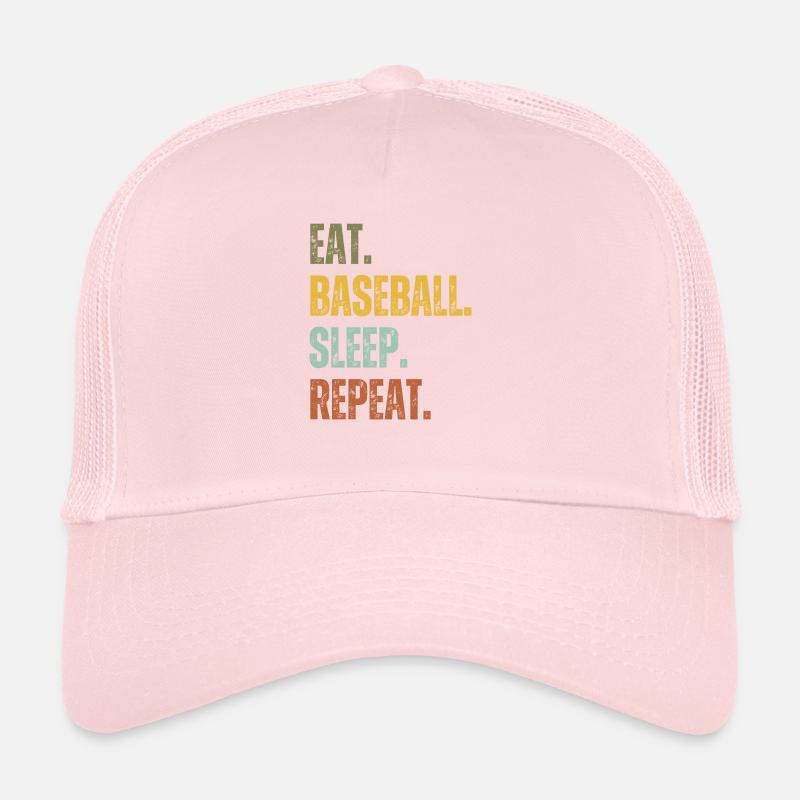 EAT BASEBALL SLEEP REPEAT Trucker Cap