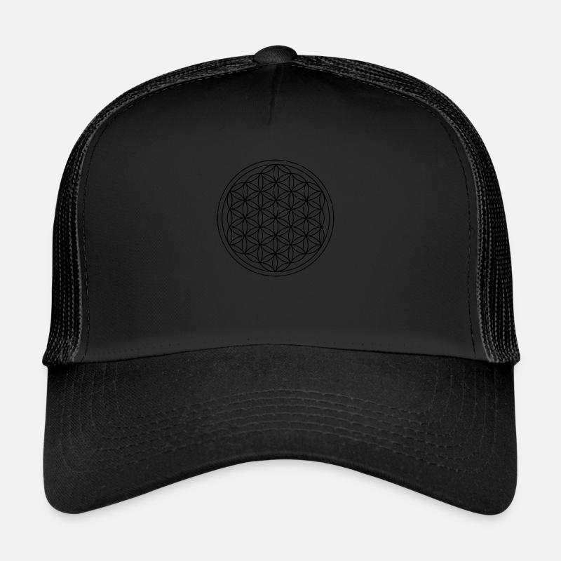 fleur de vie Casquette trucker 