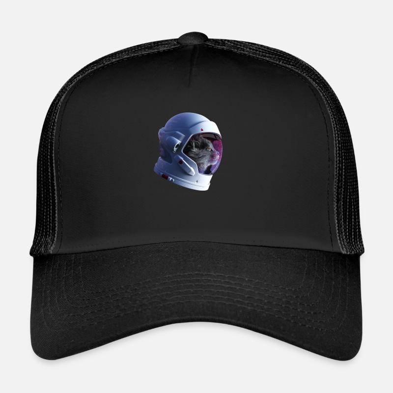Katze Meow Kitty Astronaut Katzenmutti Trucker Cap