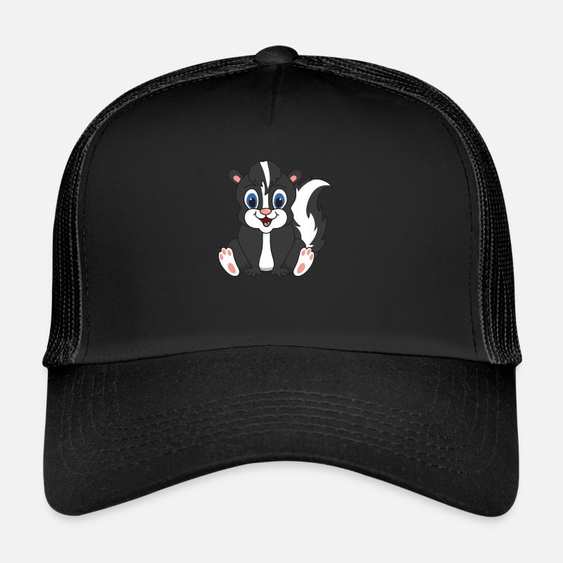 Stinktier - Trucker Cap - Schwarz/Schwarz