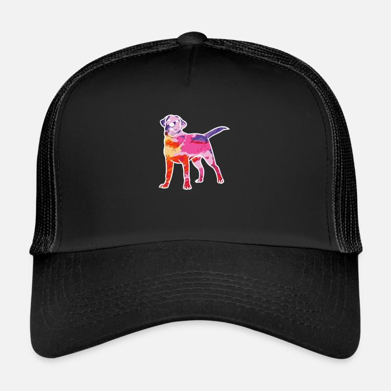 Regenbogen Labrador Retriever Hund Geschenk Trucker Cap