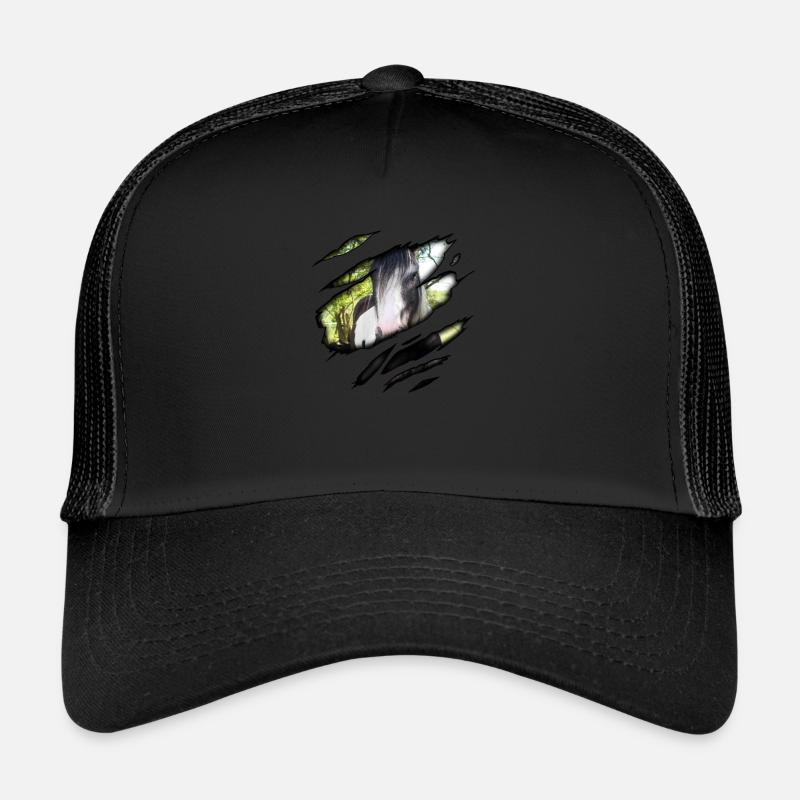 Bricoler en moi - Casquette trucker  - noir/noir