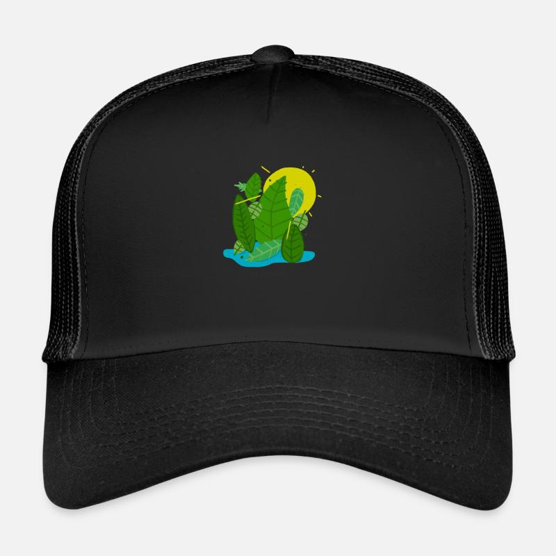 Green summer summery design gift Trucker Cap