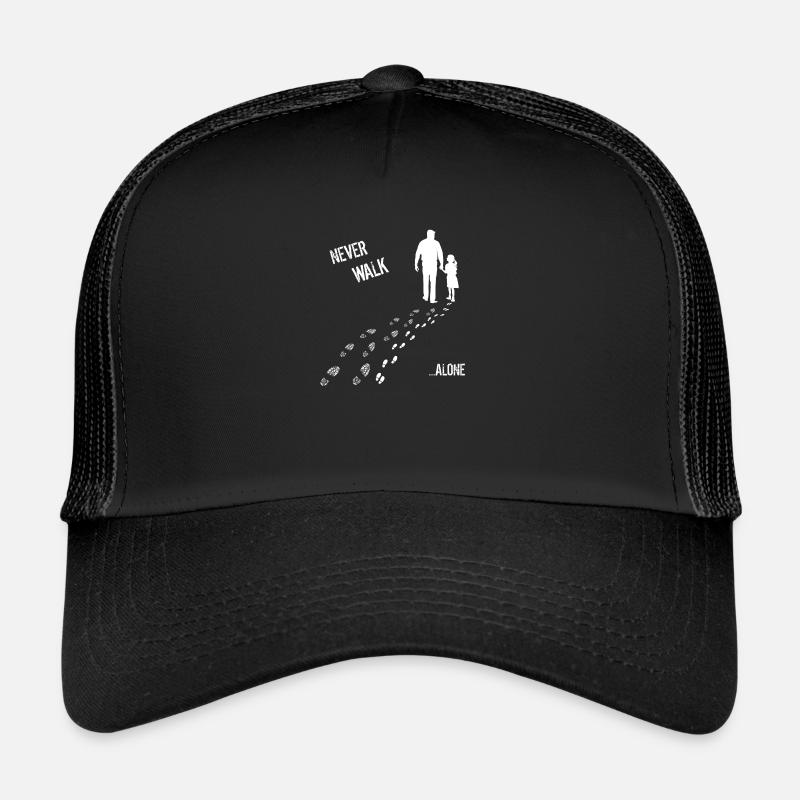 Vater und Tochter Never walk alone Trucker Cap