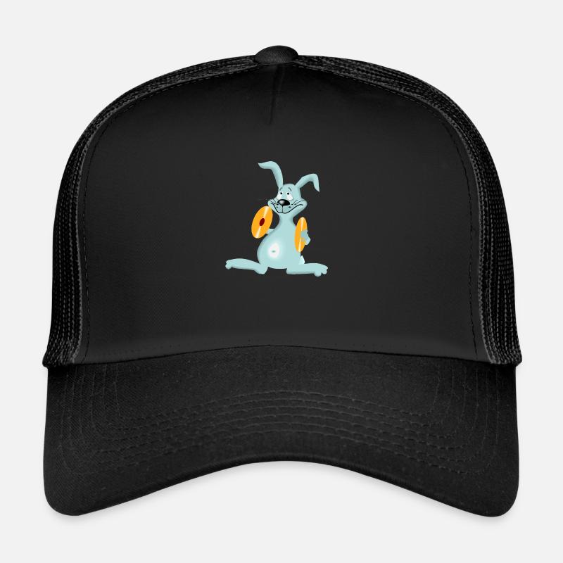Hase häschen musik becken kinder geschenkidee Trucker Cap