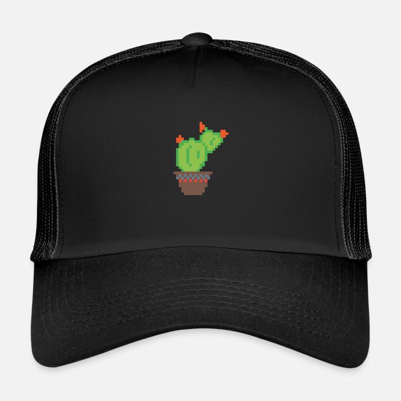 Cactus Pixel Art Trucker Cap
