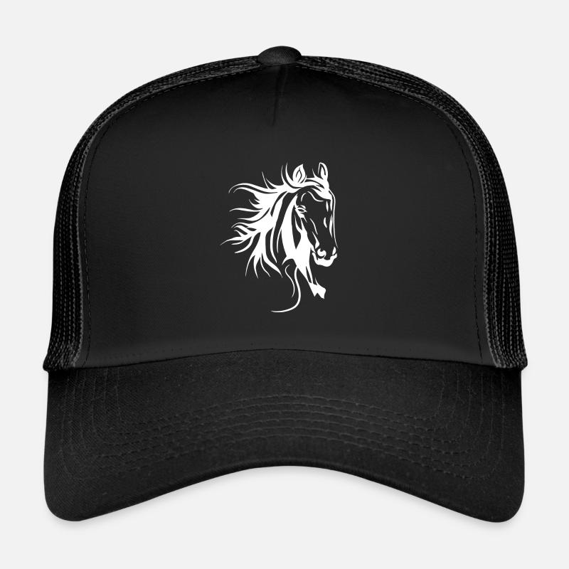 Pferd Lover Pferd Kopf Pferde Trucker Cap
