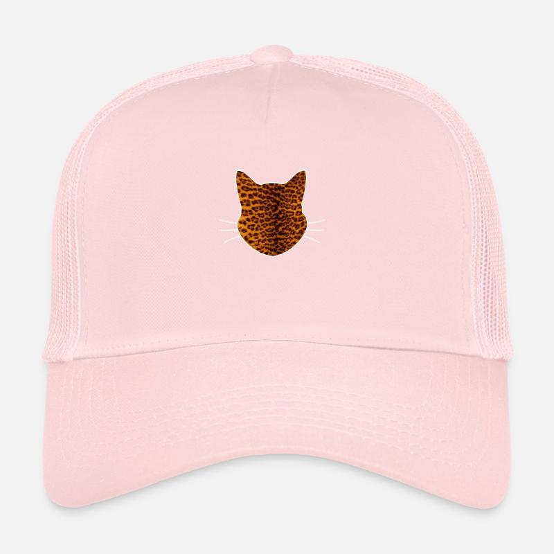 Cat leopard pattern Trucker Cap