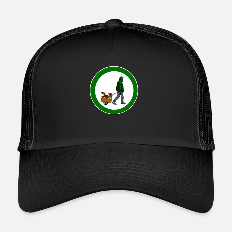 Pyro Way Feuerwerk Silvester - Trucker Cap - Schwarz/Schwarz