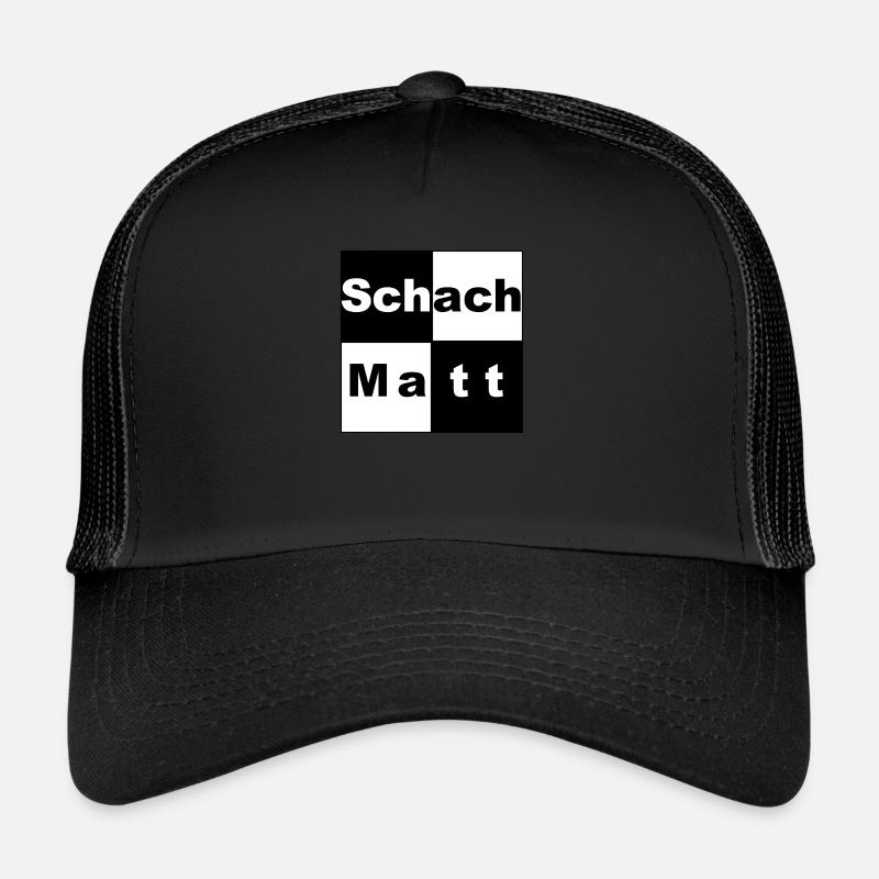 Idée cadeau échecs en échec Casquette trucker 