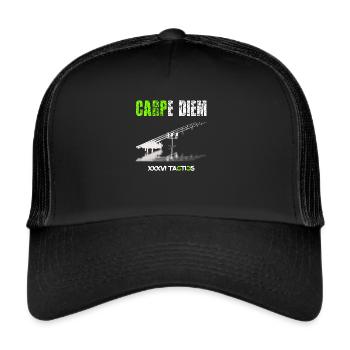 Carpistes Carp pêche cadeau Rodpod - Casquette trucker  - noir/noir - Devant