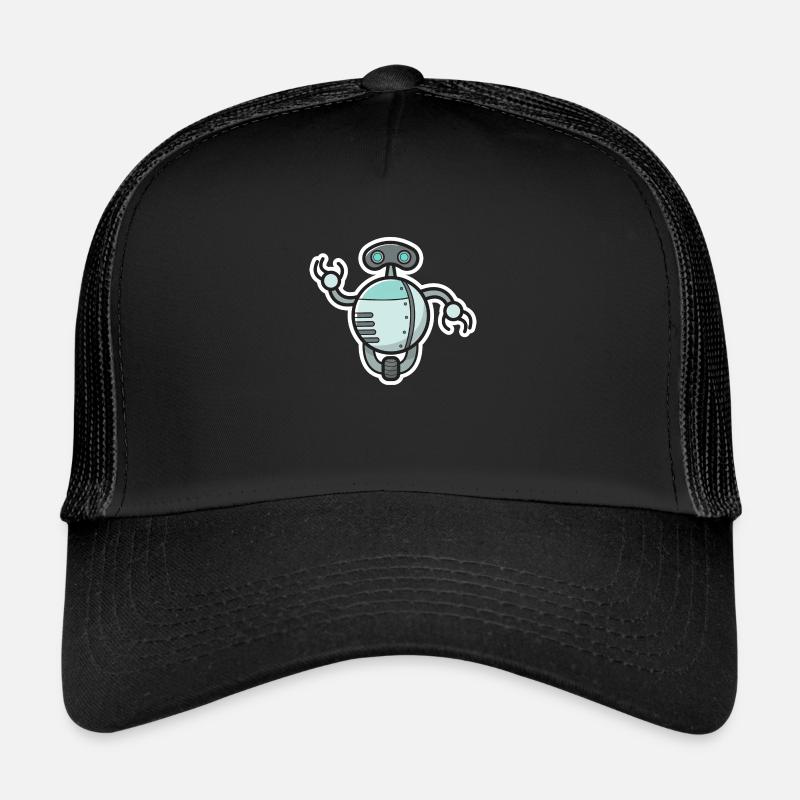 Roboter Robotik Geschenk Zukunft Wissenschaft Bot Trucker Cap