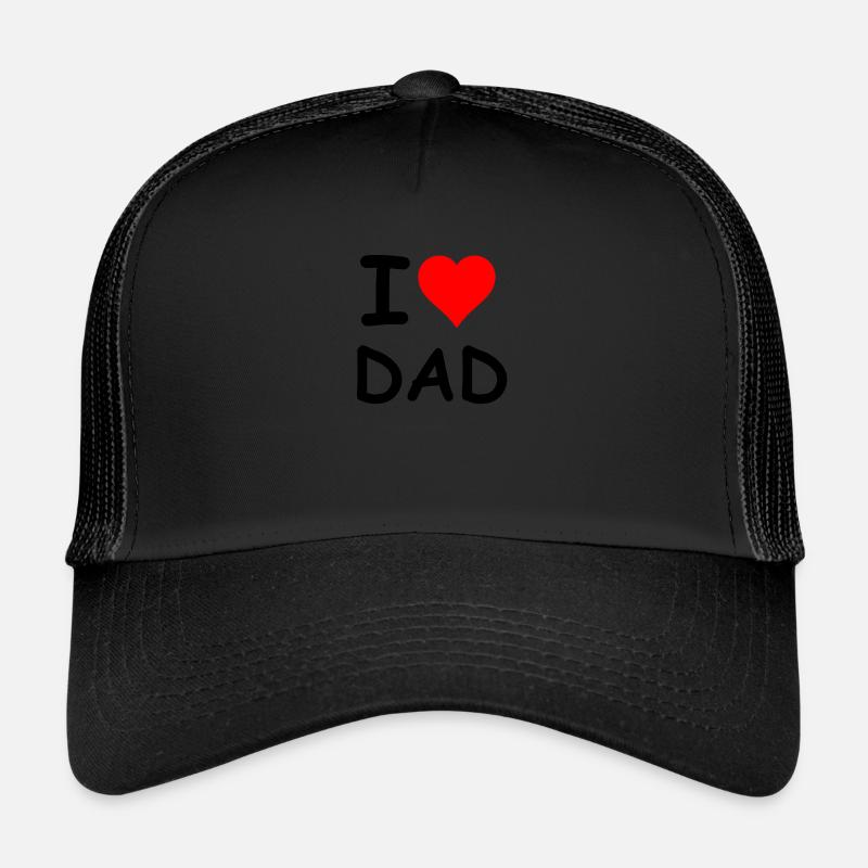 I Herz DAD Trucker Cap