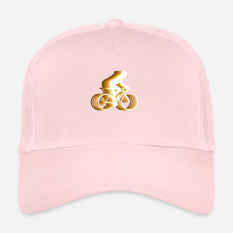 Lightning Bicycle Ride - cycliste avec effet de feu Casquette trucker 