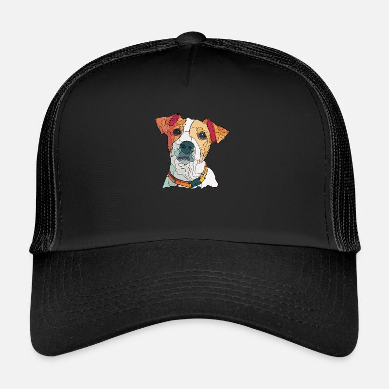 jack russel - Trucker Cap - black/black
