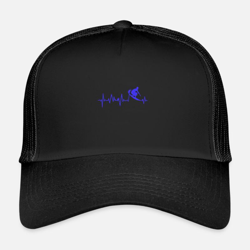 Fréquence cardiaque surfer Casquette trucker 