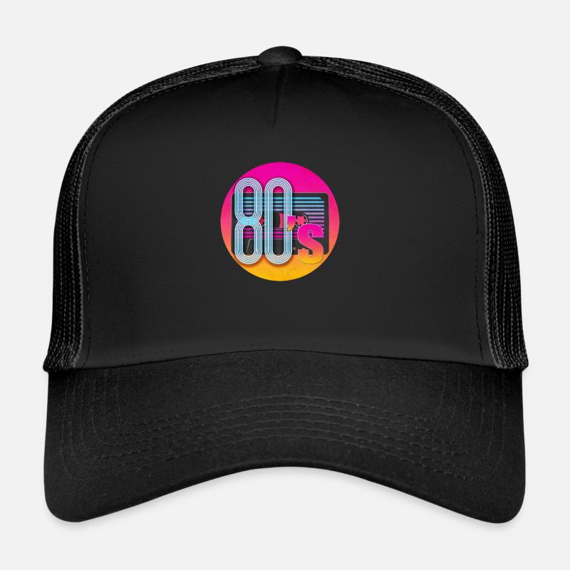 80's cassette - Trucker Cap - black/black