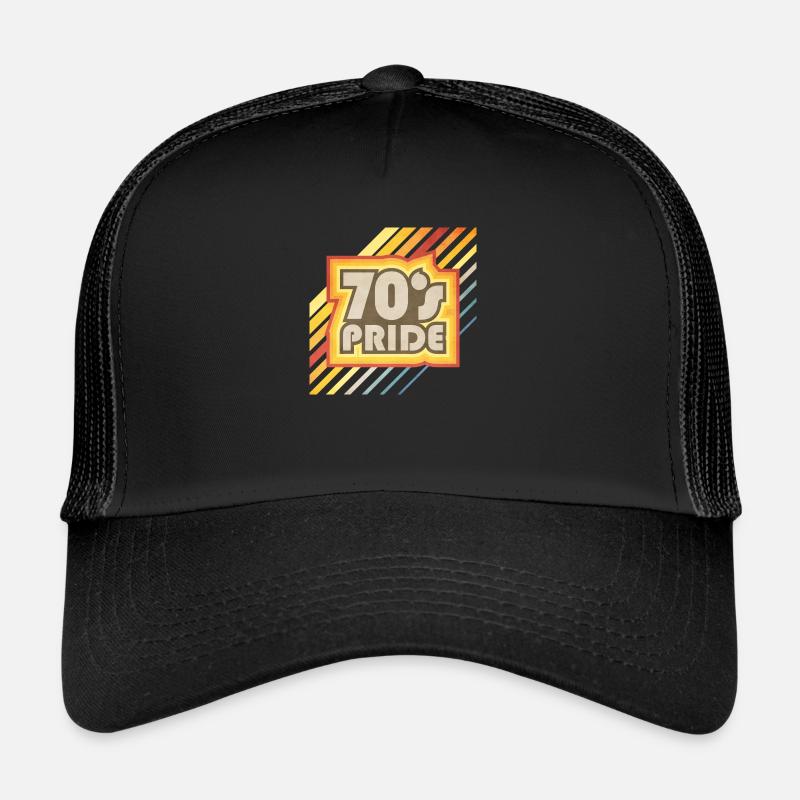70's Pride - Trucker Cap - black/black