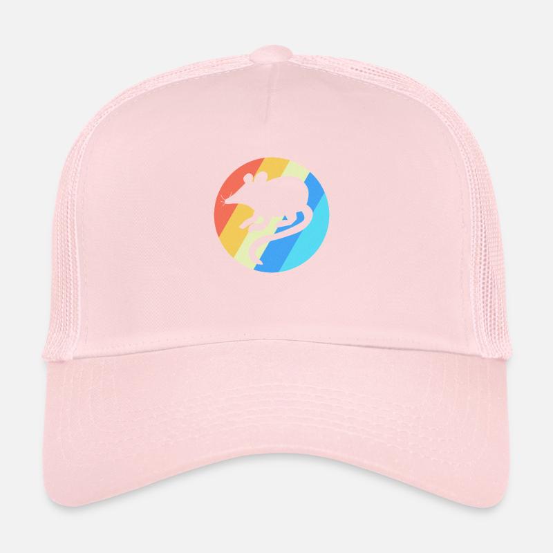 Souris rétro pour animaux de compagnie Casquette trucker 