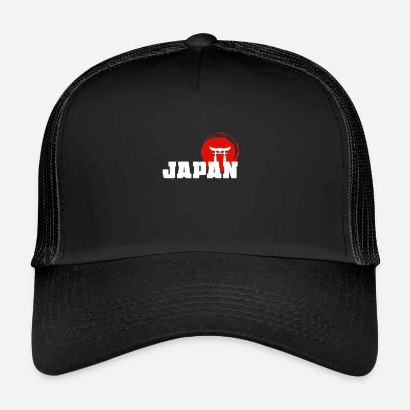 Japanese shrine Japan Japanese Nihon Nippon Trucker Cap