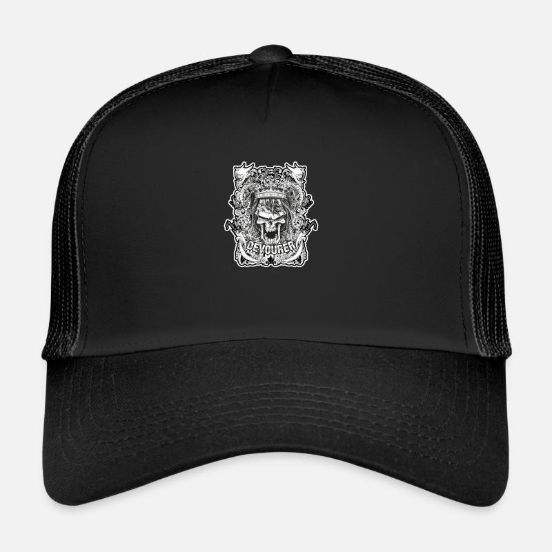 Devourer Skull Skull Trucker Cap
