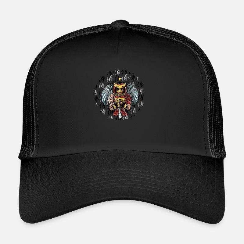 Guerrier japonais avec ailes Casquette trucker 
