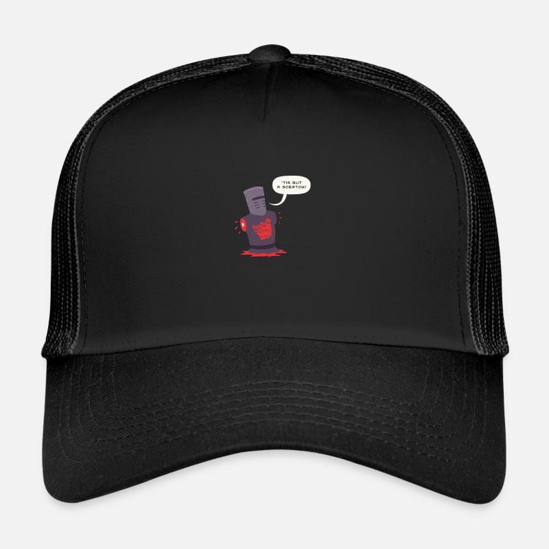 tis but a scratch 618eff60 d75b 11e8 8ff4 5db2e669 - Casquette trucker  - noir/noir