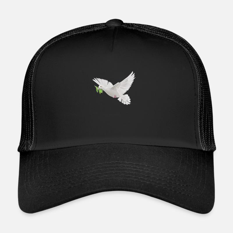 colombe paix polygone Casquette trucker 