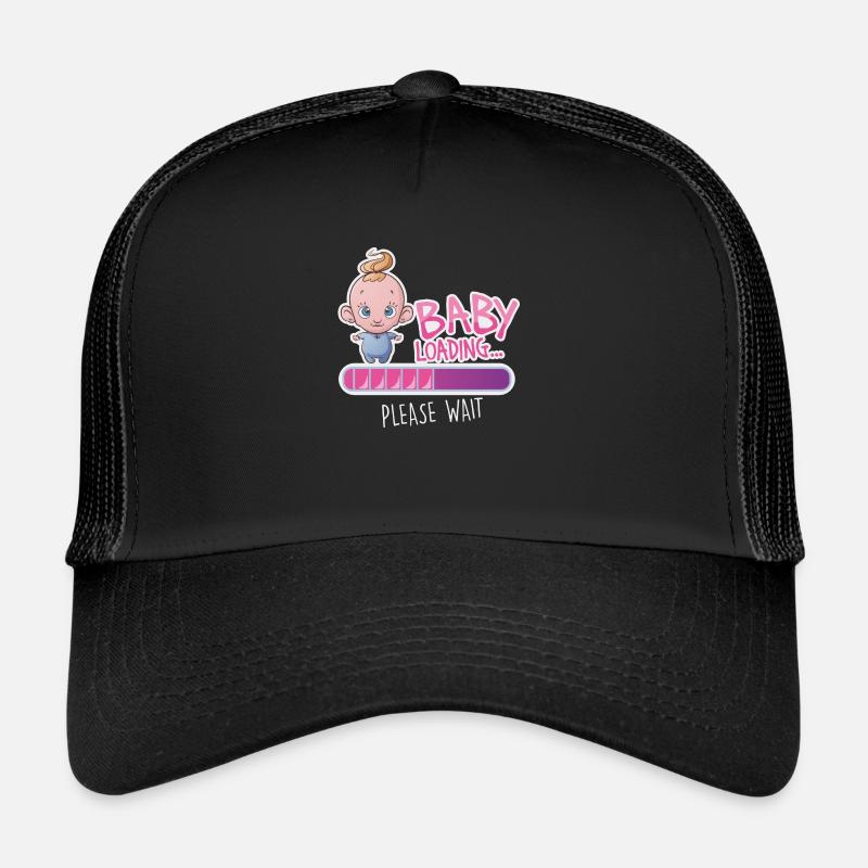 Baby loading Geschenk Schwangerschaft Schwanger Trucker Cap