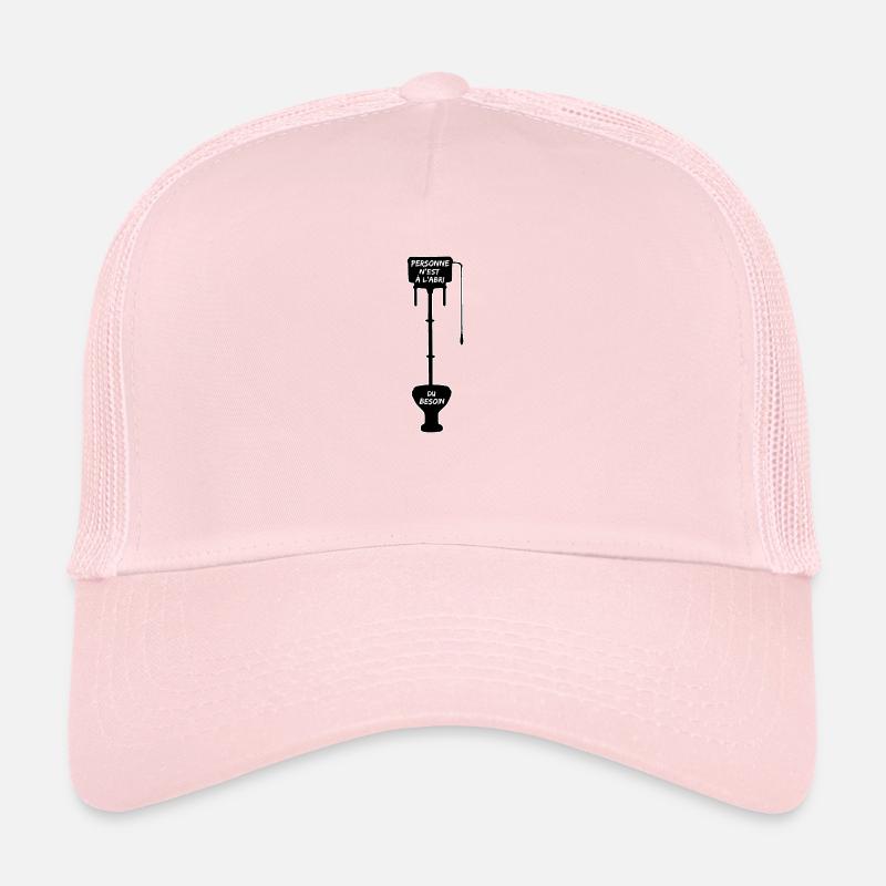 NO ONE IS PROTECTED FROM NEED - Word Games Trucker Cap