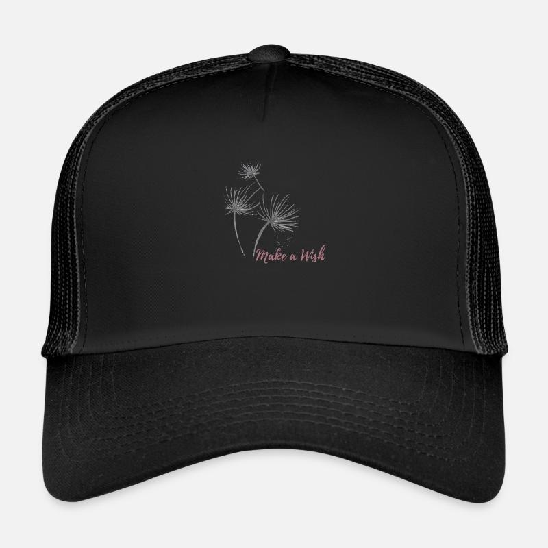 Spruch Design - Trucker Cap - Schwarz/Schwarz