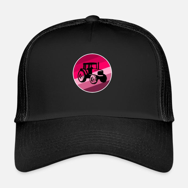 Traktor - Trucker Cap - Schwarz/Schwarz