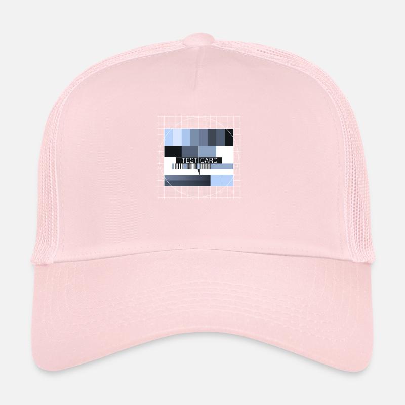 Test picture television screen transmission completion display Trucker Cap