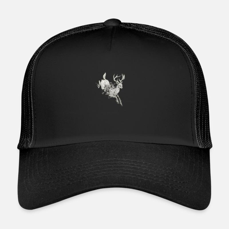 bambie - Casquette trucker  - noir/noir