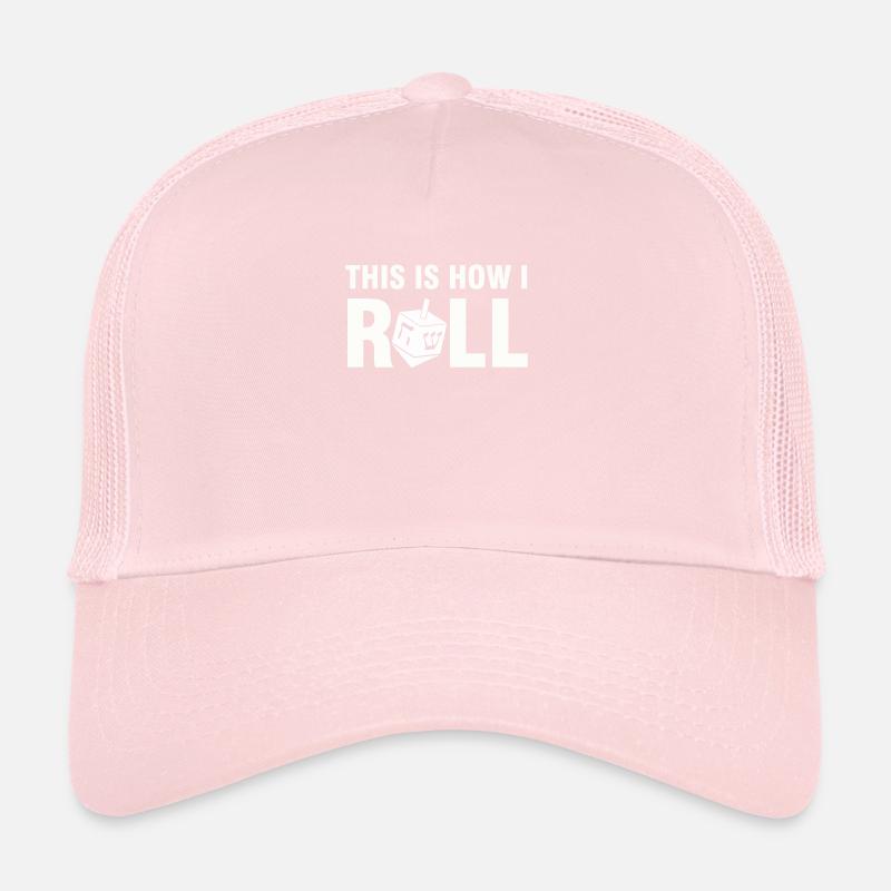 Kreisel Roll - Tolle Geschenkidee Juden, Chanuka Trucker Cap
