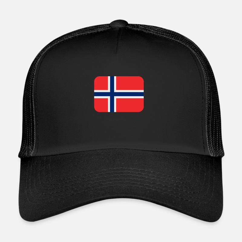 Drapeau norvégien Casquette trucker 