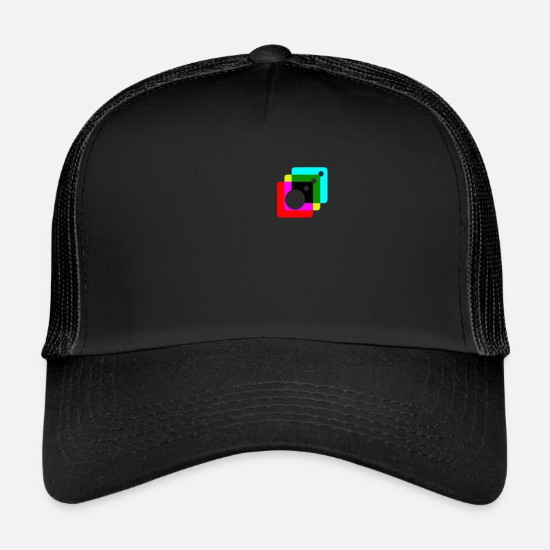 Instagram 3D - Casquette trucker - noir/noir