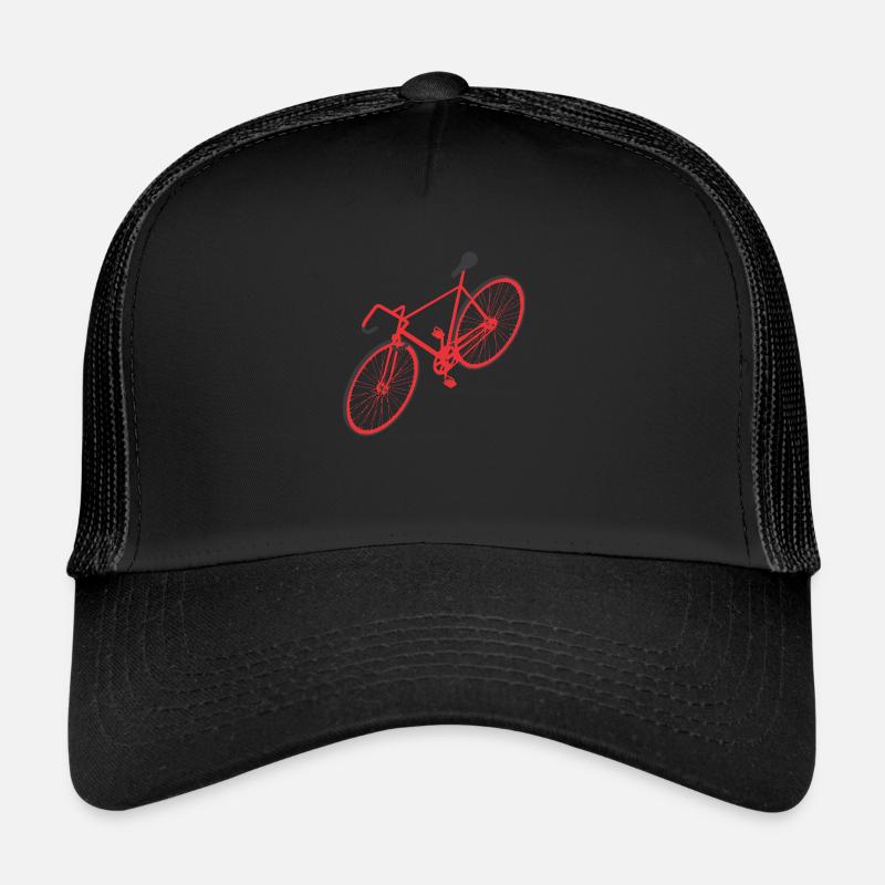 vélo - Casquette trucker  - noir/noir