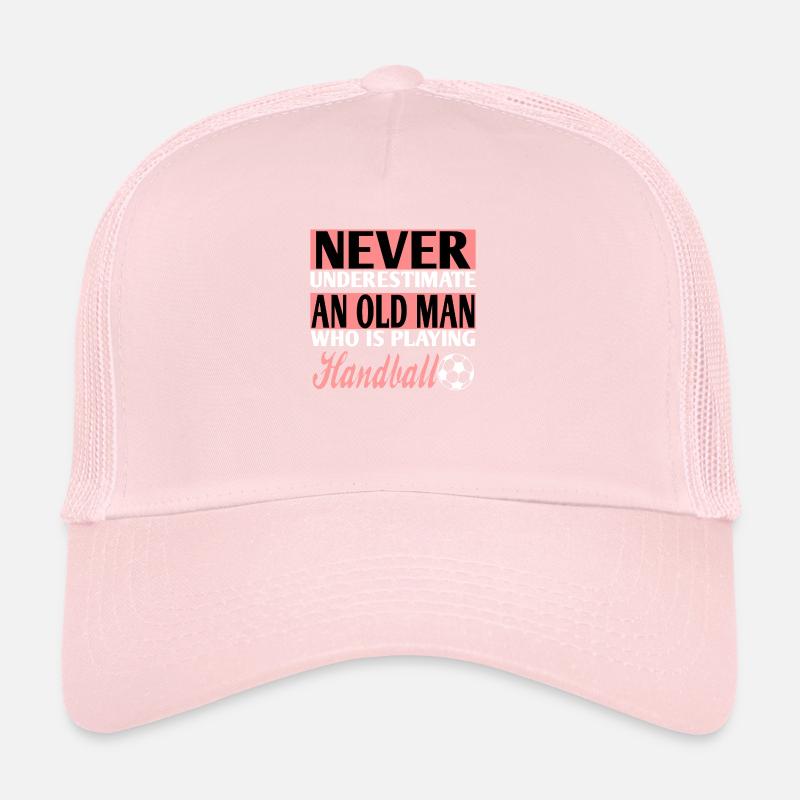 Handball Ball Hands Throw Target Gift Trucker Cap