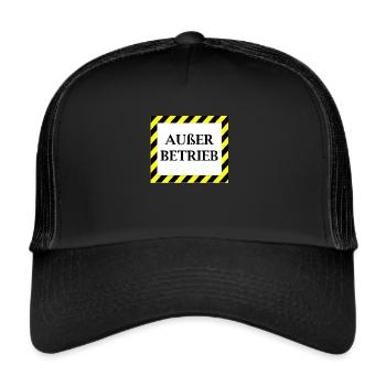 Out of order - Trucker Cap - black/black - Front