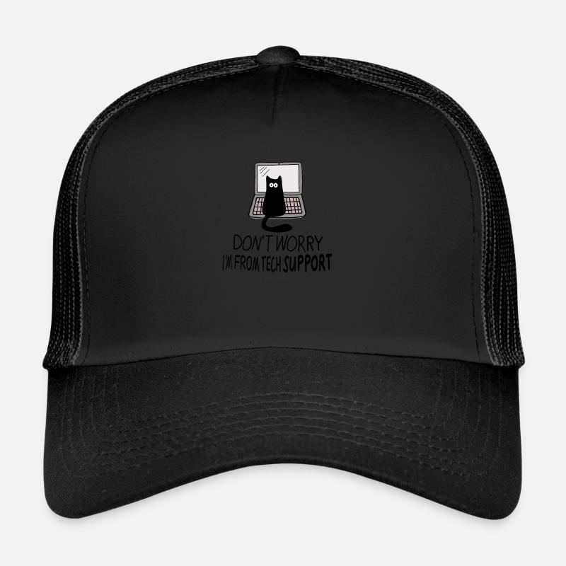 Tech Support Katze Trucker Cap