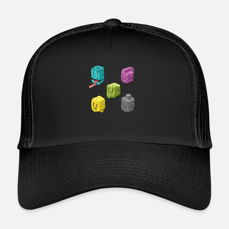 Funky Face Casquette trucker 