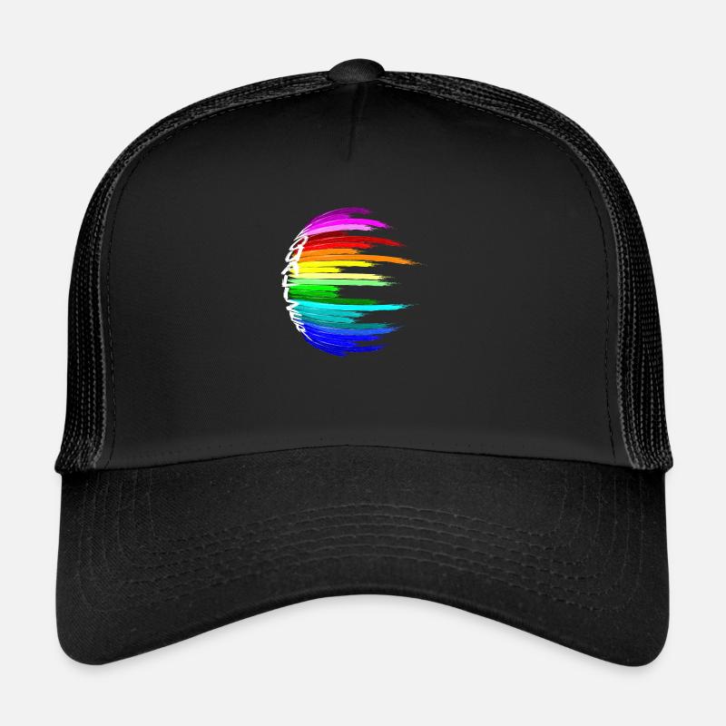 hardstyle equalizer - Trucker Cap - black/black