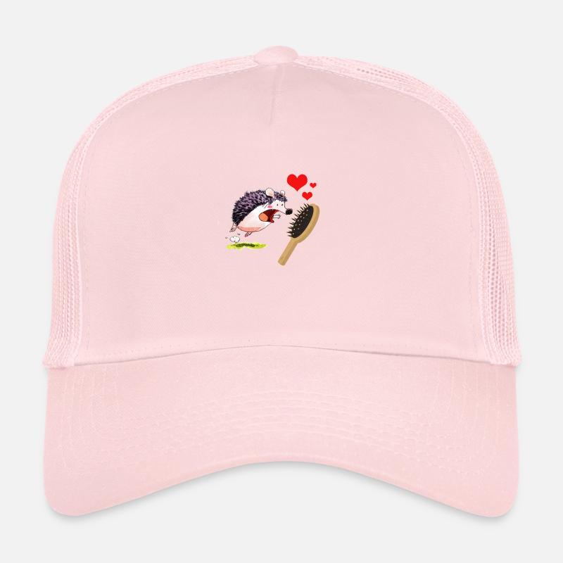 Igel Liebt Kamm - Muttertag und Valentinstag Trucker Cap
