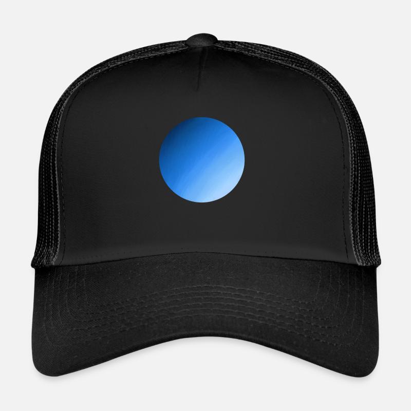 Muster 23 - Trucker Cap - Schwarz/Schwarz
