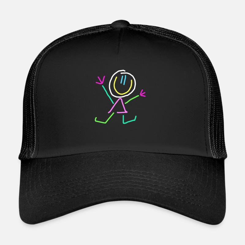 stick figure Trucker Cap