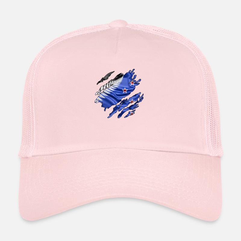 Drapeau néo-zélandais à l'intérieur Casquette trucker 